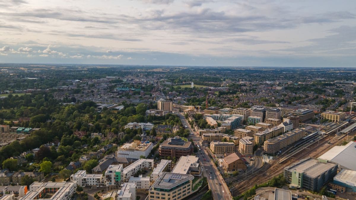 Cambridge from above