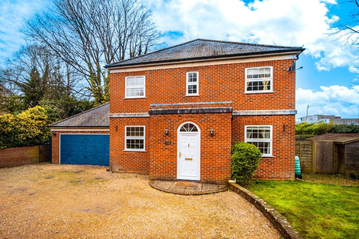 A detached house with a driveway